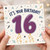 16th Birthday Card, It's Your Birthday 16 Card