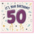 50th Birthday Card, It's Your Birthday 50 Card