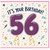 56th Birthday Card, It's Your Birthday Card