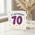 70th Birthday Card