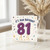81st Birthday Card, It's Your Birthday 81 Celebration Card