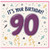90th Birthday Card