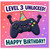 3rd Birthday Card with a cute game controller character wearing a party hat