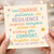 Your Courage, Patience and Resilience Inspires Everyone Around You Get Well Soon Card - Wishing You Comfort and Brighter Days - Encouragement Thinking of Rainbow and Sun Design