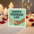 Happy Married Life Wedding Congratulations Card for Newlyweds - Holding Hands Illustration - Gender-Neutral Couple Greeting Card