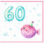 60th Birthday Card, Cute Pufferfish Party Design