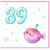 89th Birthday Card, with Cute Pufferfish Design