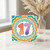 17th Birthday Card, Colourful Hand Drawn Number 17 Card