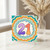 21st Birthday Card, Colourful Retro Style Number 21 Card