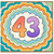 43rd Birthday Card