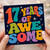 17th Birthday Card, 17 Years of Awe Some Retro Typography Card