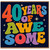 40th Birthday Card, 40 Years of Awesome Retro Typography Card