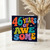 46th Birthday Card, 46 Years of Awesome Retro Multicoloured Greeting Card