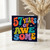 57th Birthday Card, 57 Years of Awesome Retro Colourful Birthday Card