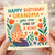 Grandma Birthday Card - You Are One of a Kind - Cute Floral Illustration - Grandmother Birthday Card from Grandchildren, Daughter or Son - Happy Grandma
