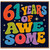 61st Birthday Card, 61 Years of Awesome Retro Style Card