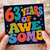 63rd Birthday Card, 63 Years of Awe Some Retro Funny Birthday Card
