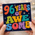 96th Birthday Card, 96 Years of Awesome Retro Typography Card