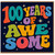 100th Birthday Card, 100 Years of Awesome Retro Colourful Card
