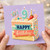 9th Birthday Card, Happy Birthday Cake Design