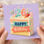 26th Birthday Card, Happy Birthday Cake Card