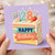 28th Birthday Card, Happy Birthday Cake Design