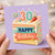 30th Birthday Card, Happy Birthday Cake Design
