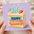 66th Birthday Card, Happy Birthday Cake Design