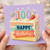 100th Birthday Card, Happy Birthday Cake Design Card