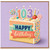 103rd Birthday Card, Happy Birthday Cake Card