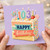 103rd Birthday Card, Happy Birthday Cake Card