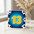 13th Birthday Card, Football Design Birthday Card