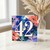 42nd Birthday Card, Bold Floral Abstract Number 42 Card