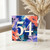 54th Birthday Card, Floral Abstract Number 54 Card
