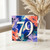 79th Birthday Card, Vibrant Floral Abstract Number 79 Card
