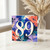 89th Birthday Card, Floral Abstract Number 89 Card