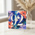 92nd Birthday Card, Floral Abstract Number 92 Card