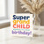 Super Grandchild Birthday Card - Woohoo It’s Your Birthday - Colourful Fun Typography - For Grandson or Granddaughter