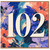 102nd Birthday Card, Colourful Floral Number Design