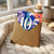 105th Birthday Card, Floral Abstract Number 105 Birthday Card