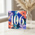 106th Birthday Card, Floral Abstract Design
