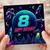 8th Birthday Card, Space Themed Happy Birthday Card