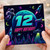 12th Birthday Card, Space Themed Happy Birthday Card