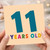 11th Birthday Card