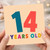 14th Birthday Card, 14 Years Old Card