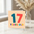 17th Birthday Card, 17 Years Old Colourful Typographic Card