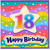18th Birthday Card, Happy 18th Birthday Card