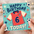 6th Birthday Card, Soccer Football Shirt Birthday Card