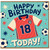 18th Birthday Card, Soccer Football Shirt Birthday Card