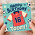 18th Birthday Card, Soccer Football Shirt Birthday Card